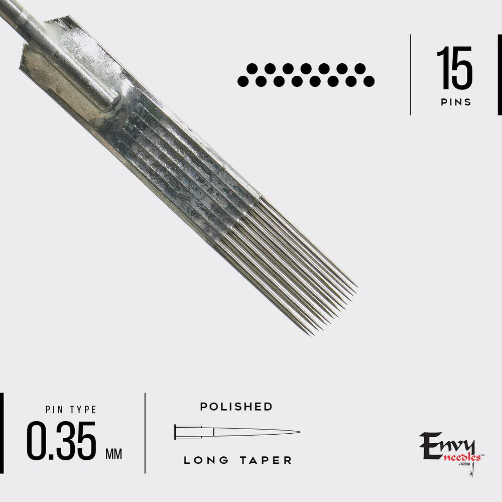 Envy Needles by TATSoul - Curved Magnum Tattoo Needles - PICK SIZE