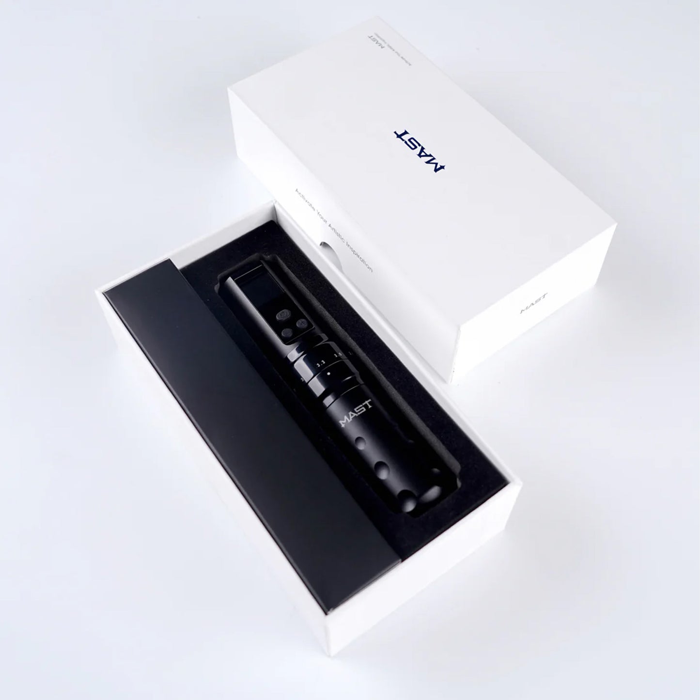 Dragonhawk Mast Fold2 Pro Wireless Tattoo Pen Machine with Dual Replaceable Batteries