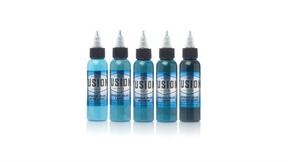 FUSION INK Opaque Blue Set