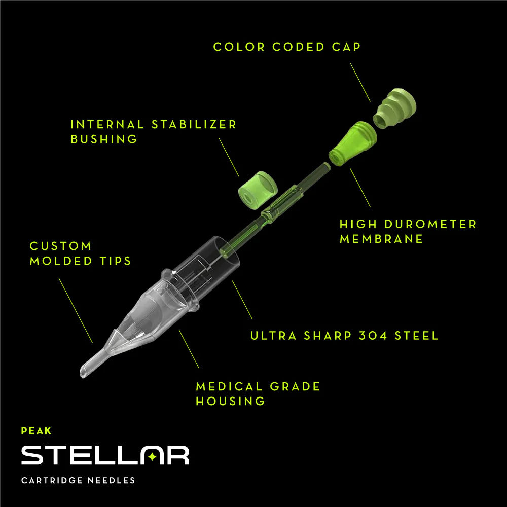 PEAK STELLAR CARTRIDGES - #12 MAGNUM LONG TAPER