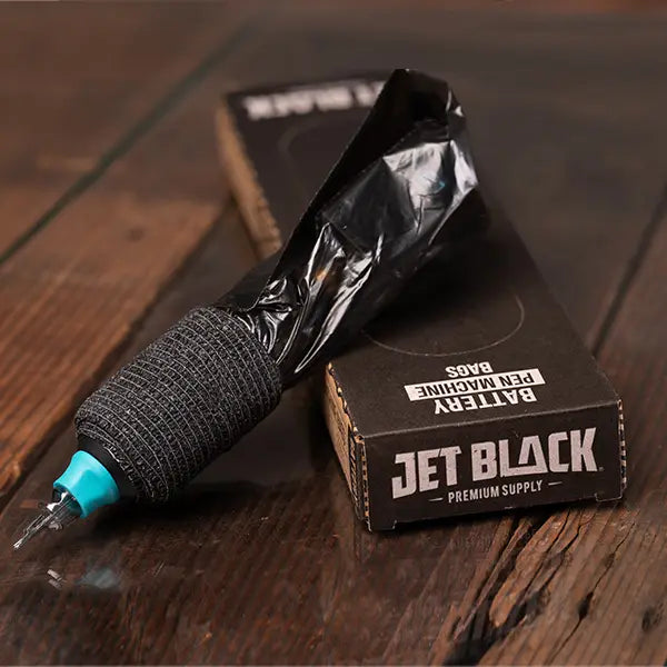 Jet Black - Eco-Friendly Battery Pen Machine Bags - 200 PER BOX