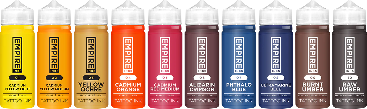EMPIRE INK - 10 COLOR SET - 3 OZ