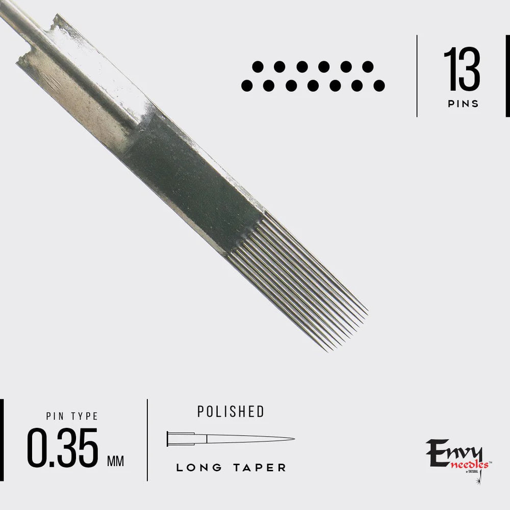 Envy Needles by TATSoul - Curved Magnum Tattoo Needles - PICK SIZE