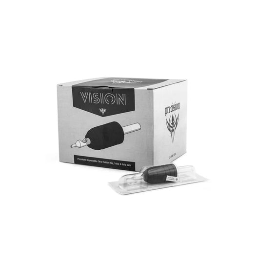 VISION TUBE AND GRIP SET 1" PREMIUM TUBE AND GRIP SET (DISPOSABLE, BOX OF 25)