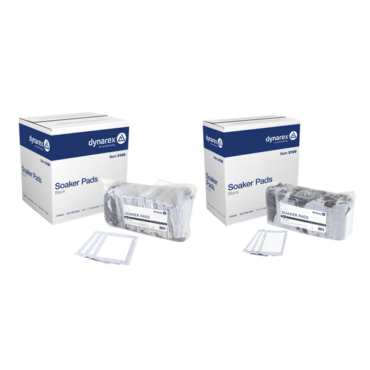 SOAKER PADS - DYNAREX -  6.25" X 7" 500 COUNT.