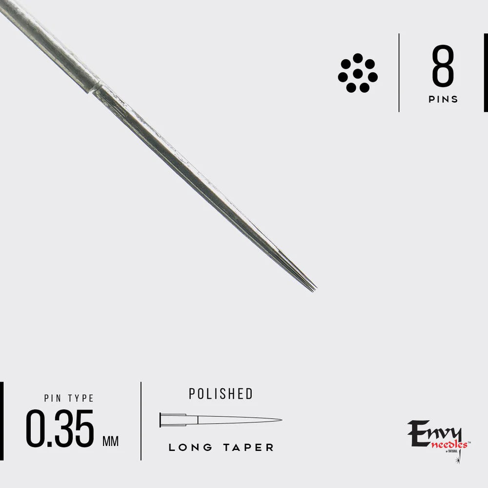 Envy Needles by TATSoul - STANDARD ROUND LINER - PICK SIZE