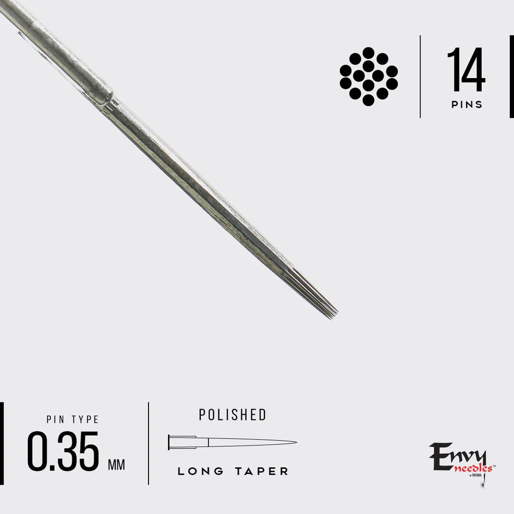Envy Needles by TATSoul - STANDARD ROUND LINER - PICK SIZE