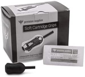 PRECISION CONTOURED SOFT CARTRIDGE GRIP - BOX OF 20 DISPOSABLE 1.25" GRIPS