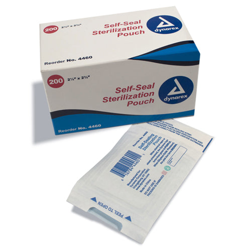 DYNAREX SELF SEAL STERILIZATION POUCHES - PICK SIZE