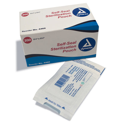 DYNAREX SELF SEAL STERILIZATION POUCHES - PICK SIZE