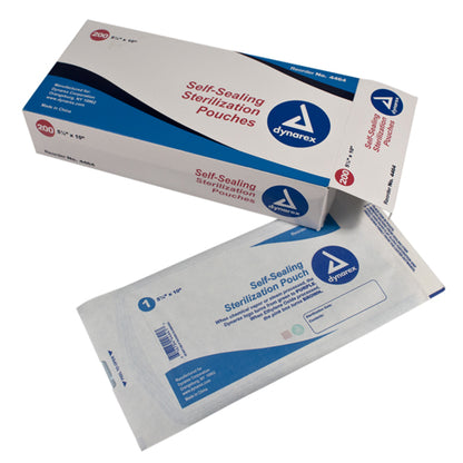 DYNAREX SELF SEAL STERILIZATION POUCHES - PICK SIZE
