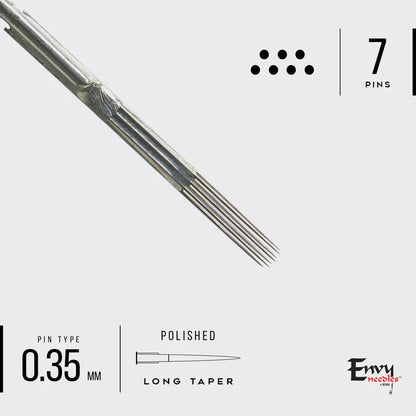 Envy Needles by TATSoul - Curved Magnum Tattoo Needles - PICK SIZE