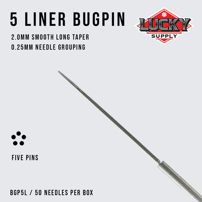 LUCKY SUPPLY - BUGPIN ROUND LINER - PICK SIZE