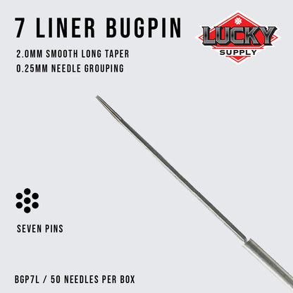 LUCKY SUPPLY - BUGPIN ROUND LINER - PICK SIZE