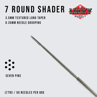 LUCKY SUPPLY- ROUND SHADER NEEDLES - PICK SIZE
