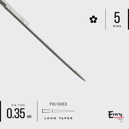 Envy Needles by TATSoul - Extra Tight Round Liners - PICK SIZE