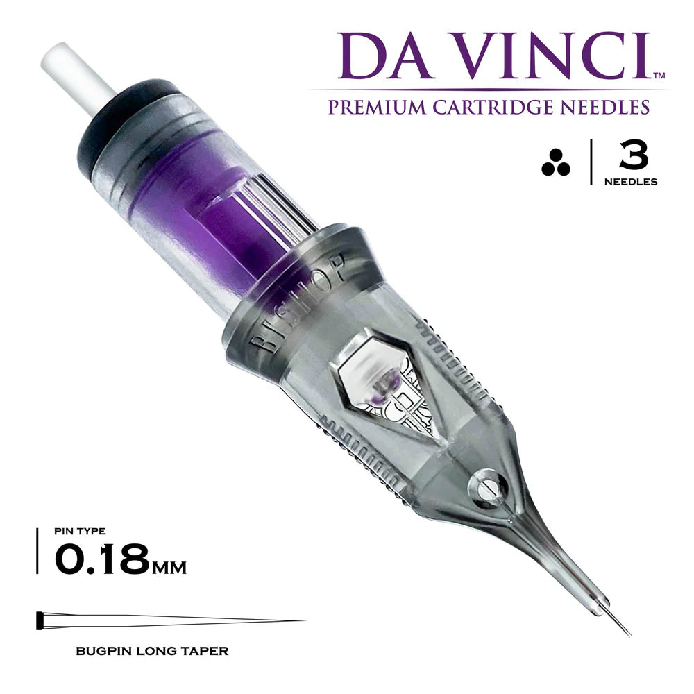 DA VINCI V2 CARTRIDGES - #04, #06, #08 SUPER BUGPIN LINER