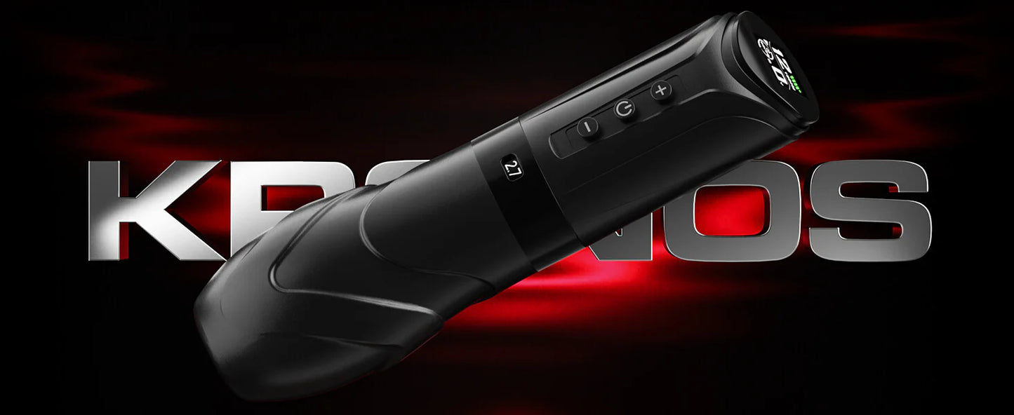 CNC KRONOS TATTOO MACHINE BUNDLE (CNC KRONOS ADJUSTABLE STROKE TATTOO MACHINE + 2 BOXES OF CNC CARTRIDGES)