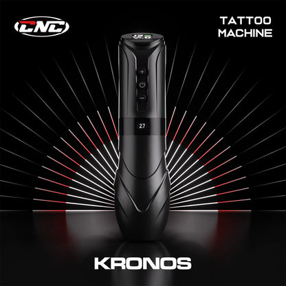 CNC KRONOS TATTOO MACHINE BUNDLE (CNC KRONOS ADJUSTABLE STROKE TATTOO MACHINE + 2 BOXES OF CNC CARTRIDGES)