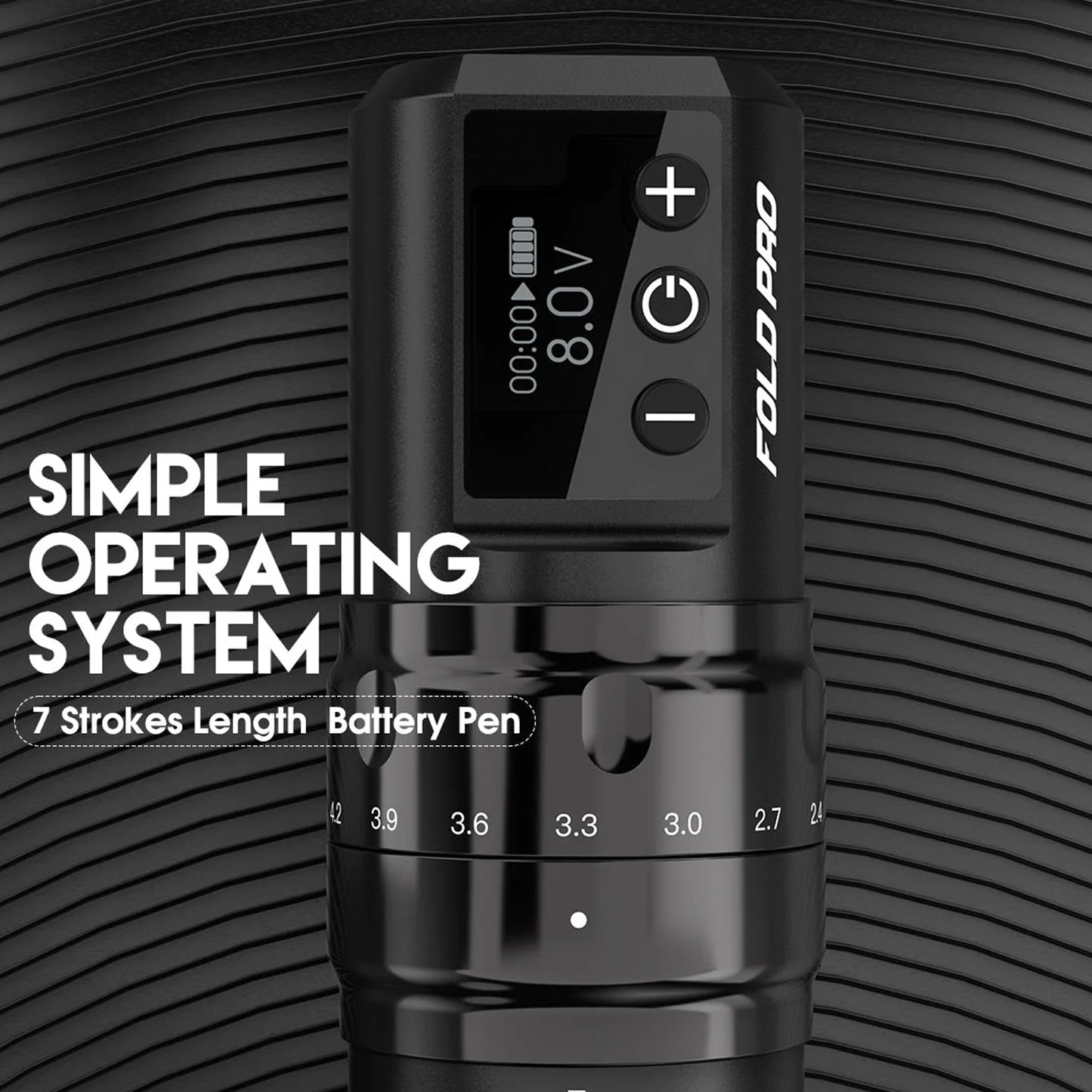 Dragonhawk Fold Pro Wireless Tattoo Pen Machine