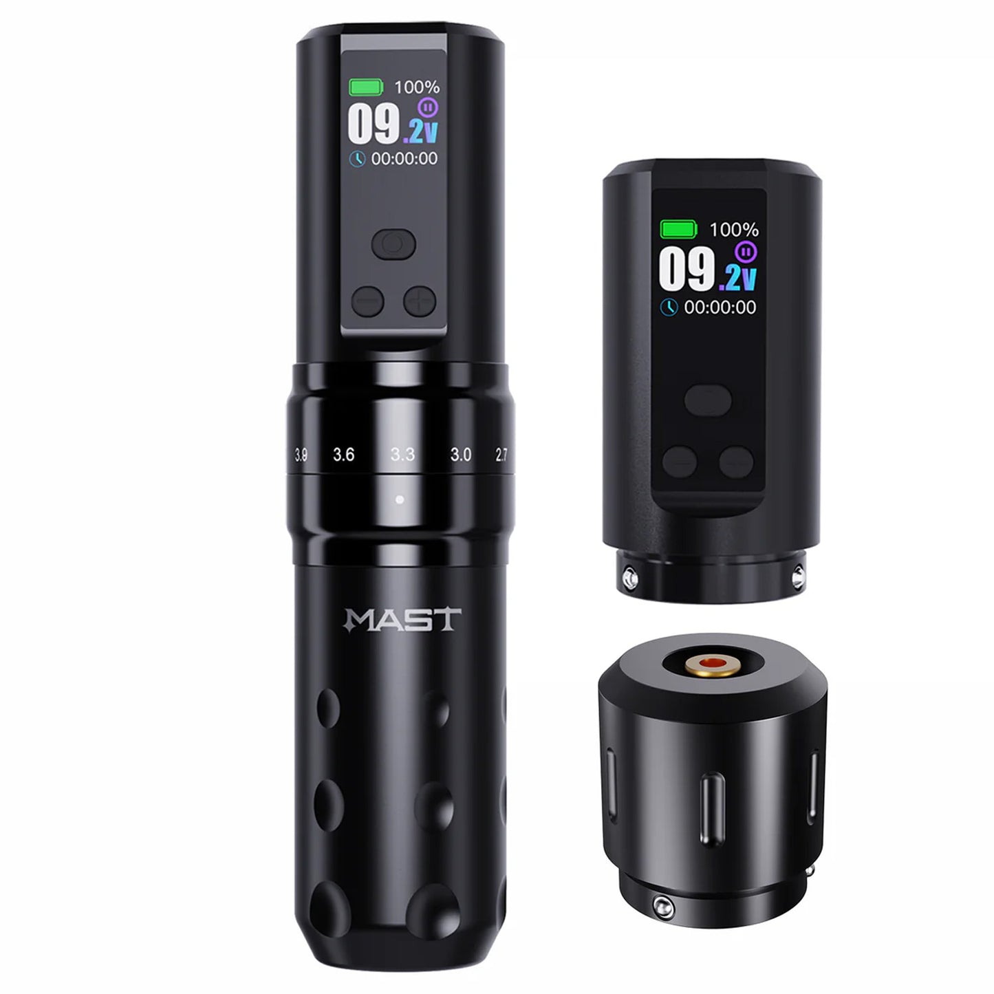 Dragonhawk Mast Fold2 Pro Wireless Tattoo Pen Machine with Dual Replaceable Batteries