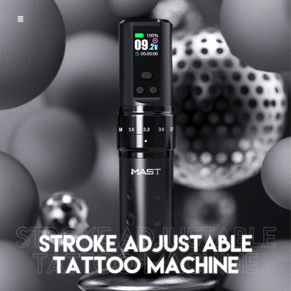 Dragonhawk Mast Fold2 Pro Wireless Tattoo Pen Machine with Dual Replaceable Batteries