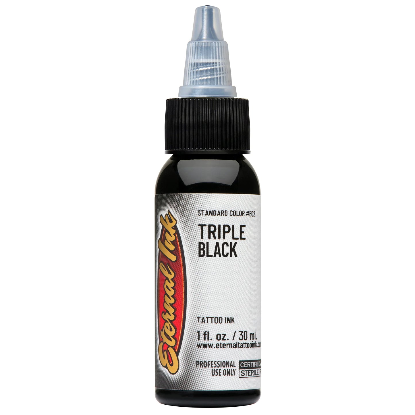 ETERNAL Triple Black-Standard Colors E02- PICK SIZE
