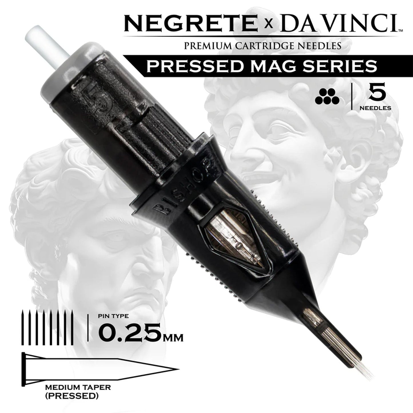Bishop Da Vinci V2 Cartridges - Freddy Negrete Pressed Magnum