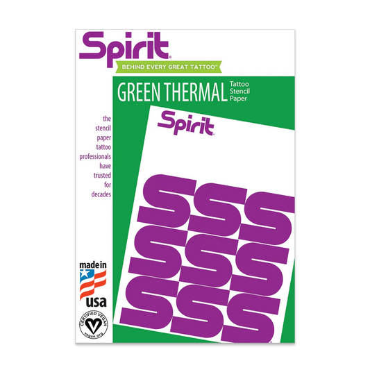 Spirit Green Tattoo Thermal Image Copier Paper 100 Sheets