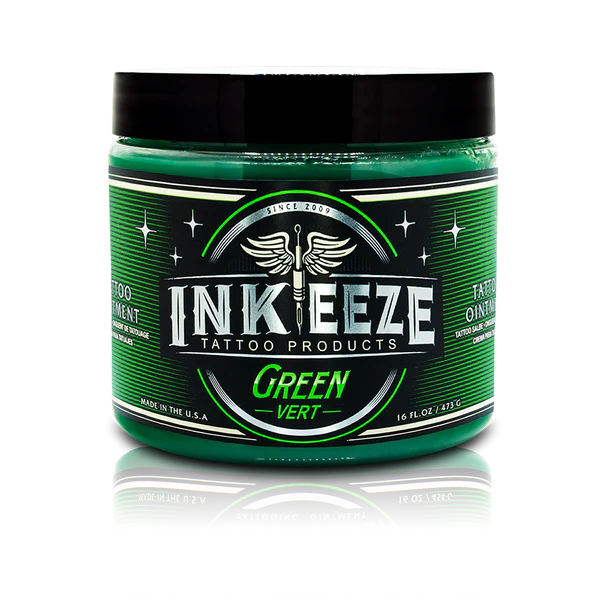 INK-EEZE GREEN GLIDE TATTOOING  OINTMENT - 16OZ