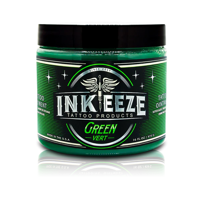 INK-EEZE GREEN GLIDE TATTOOING  OINTMENT - 16OZ