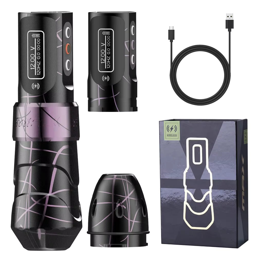 WIRELESS ROTARY TATTOO PEN MACHINE FK IRONS FLUX MAX (REPLICA MACHINE)- PICK COLOR
