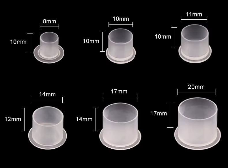 JESTER'S TATTOO SUPPLY INK CAPS 11 MM