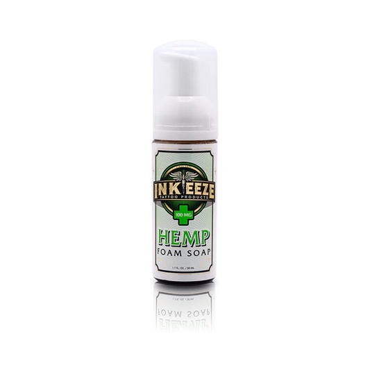 INK-EEZE FOAMING HEMP SOAP 1.7 OZ