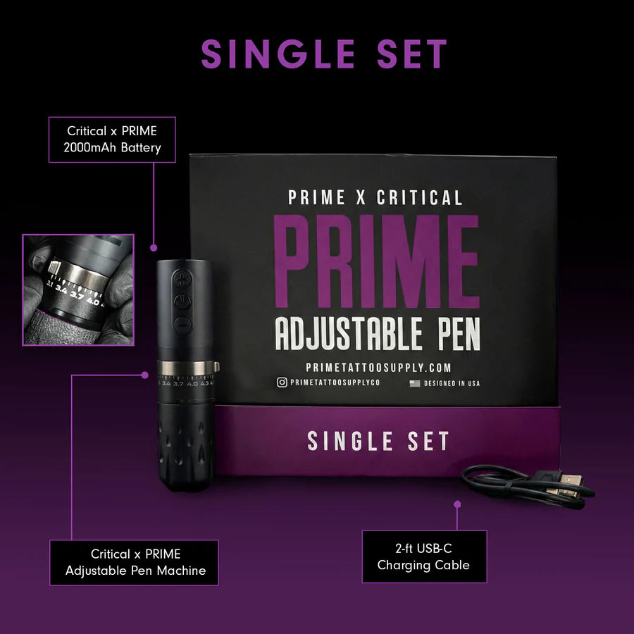 PRIME X CRITICAL ADJUSTABLE PEN (MACHINE TYPE: SINGLE SET)