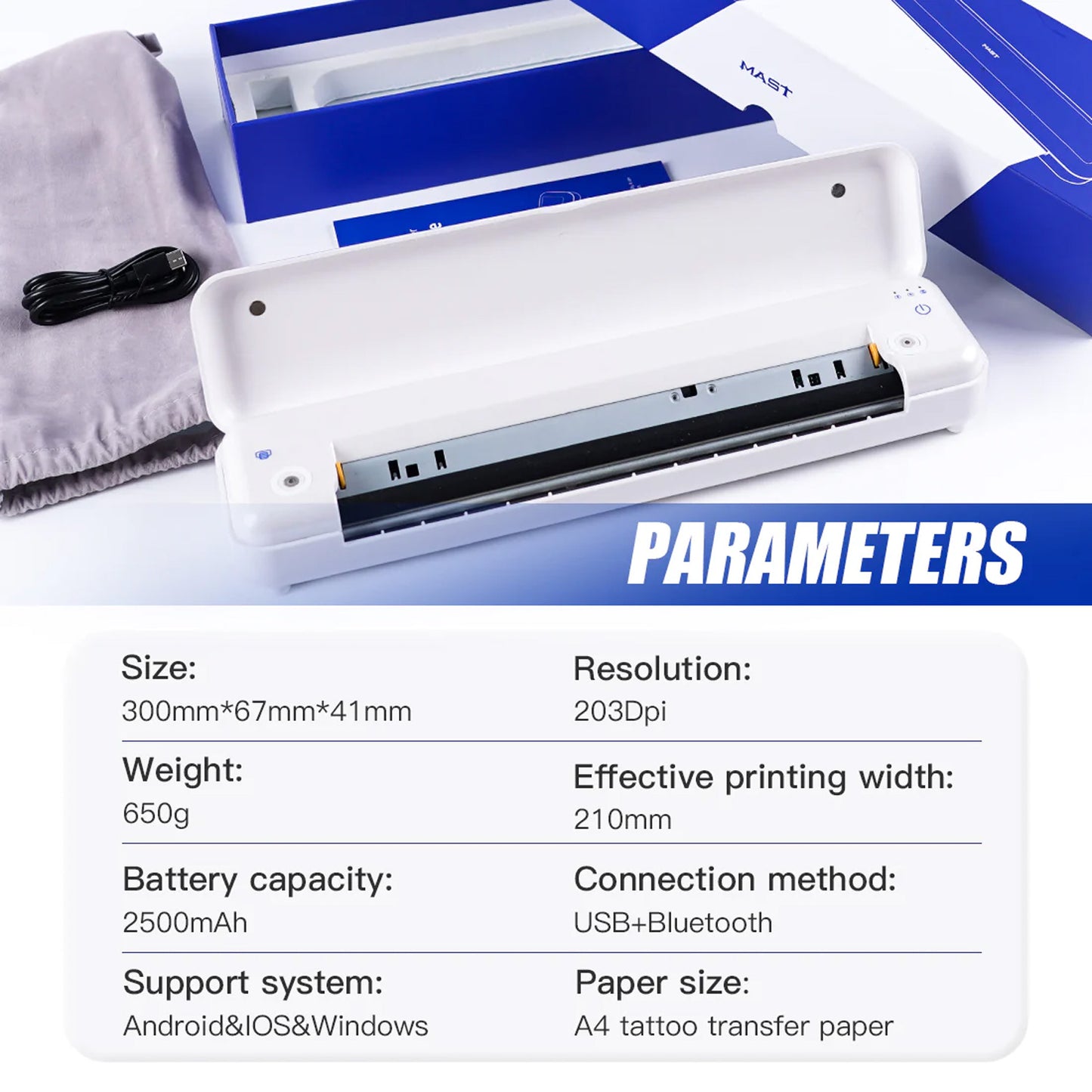MAST Smart Wireless Tattoo Printer