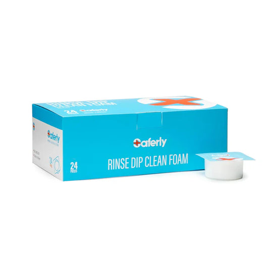 SAFERLY RINSE CAPS WITH FOAM -BOX OF 24