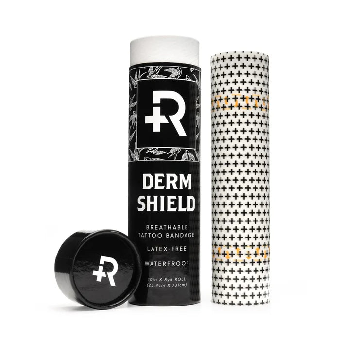 Recovery Derm Shield – Tattoo Adhesive Film – 10" x 8yd Roll
