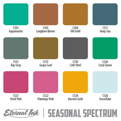 ETERNAL INK - SEASONAL SPECTRUM TATTOO INK SET