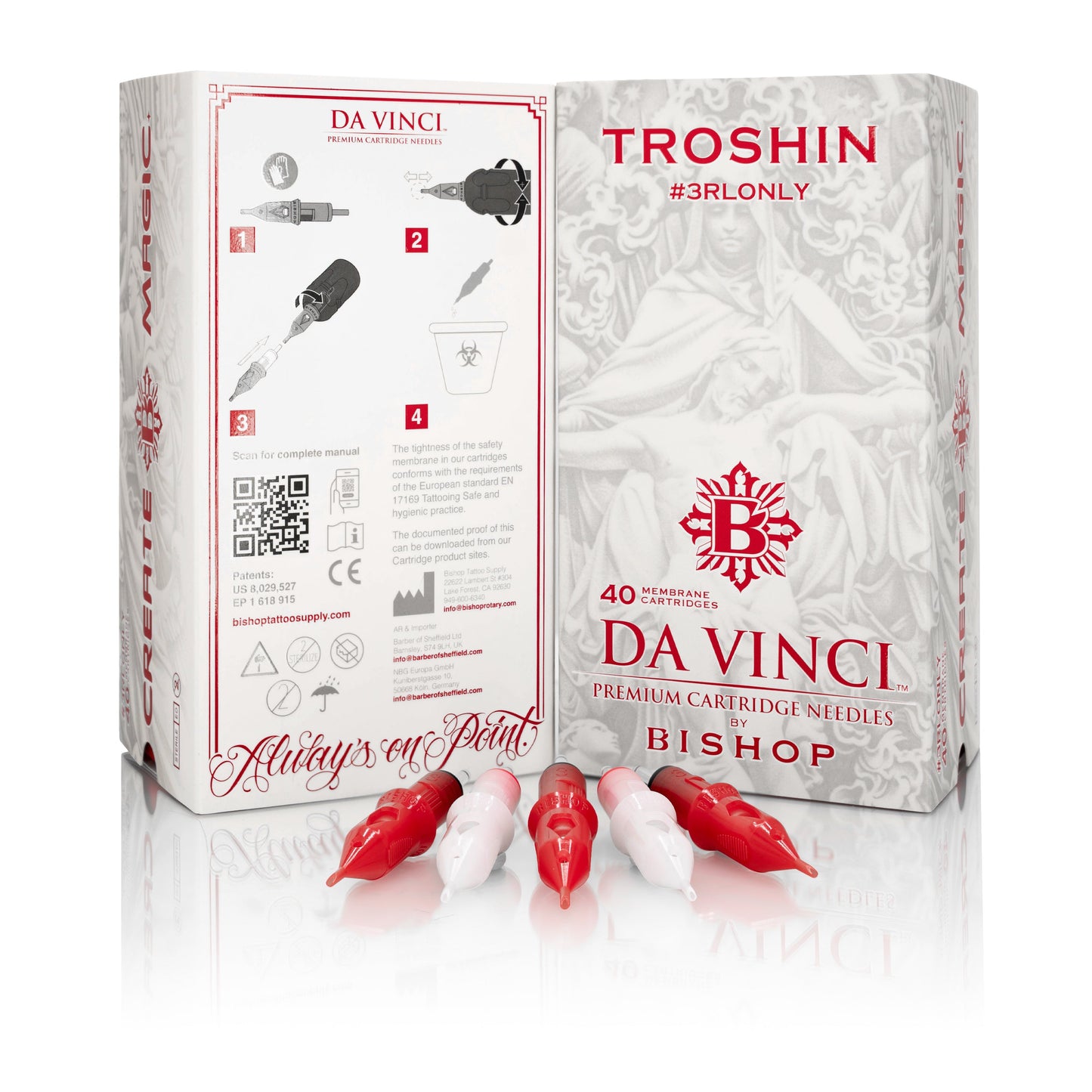 Da Vinci V2 Troshin - #3RLONLY Cartridges - 40pcs