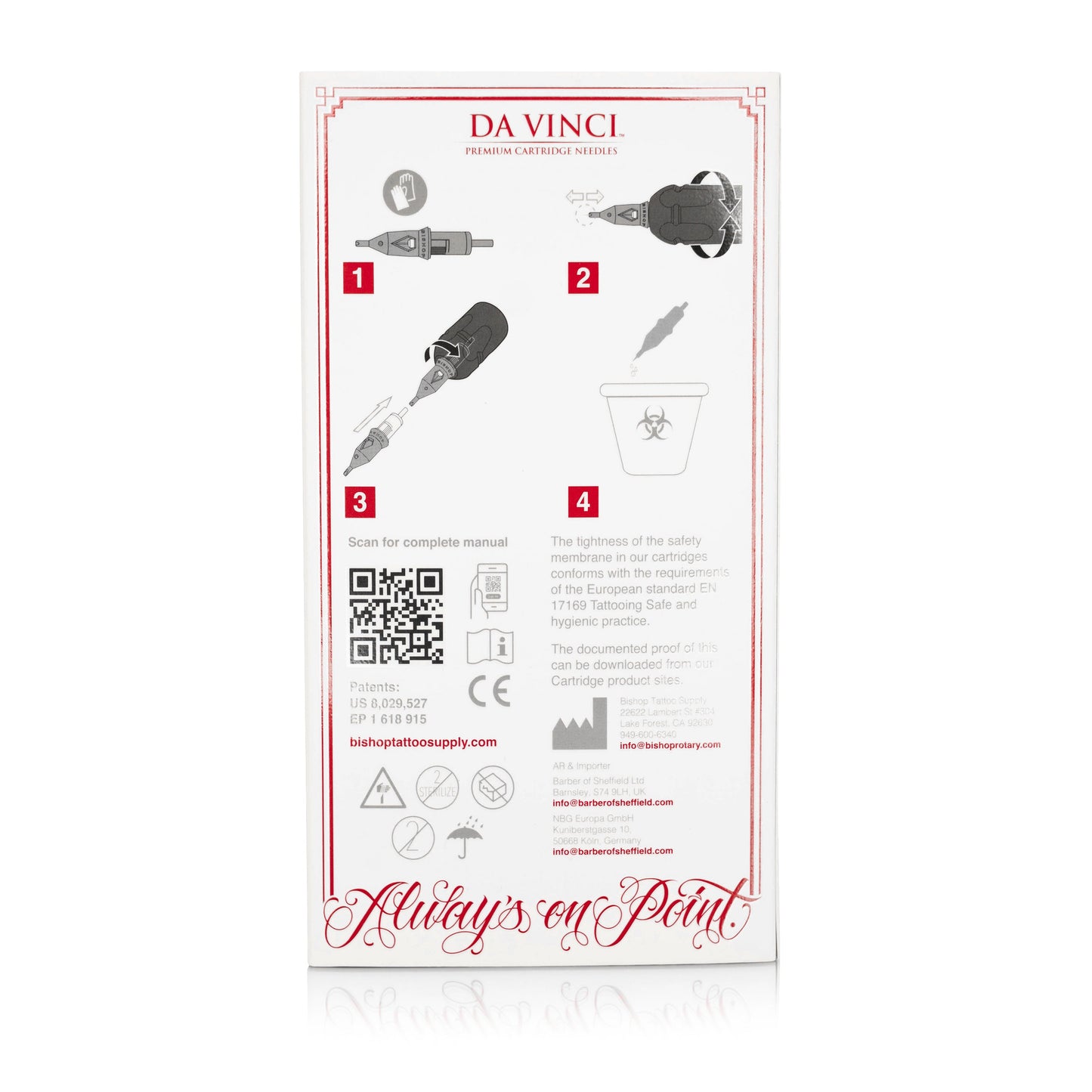 Da Vinci V2 Troshin - #3RLONLY Cartridges - 40pcs