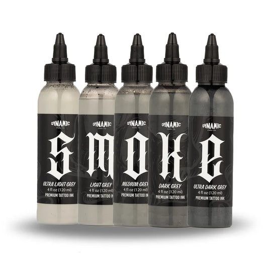DYNAMIC SMOKE OPAQUE GREY SET 5 1 OZ BOTTLES