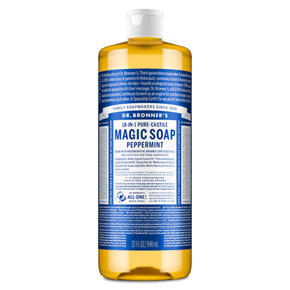 Dr. Bronner's Magic Soaps Peppermint Pure-Castile Soap
