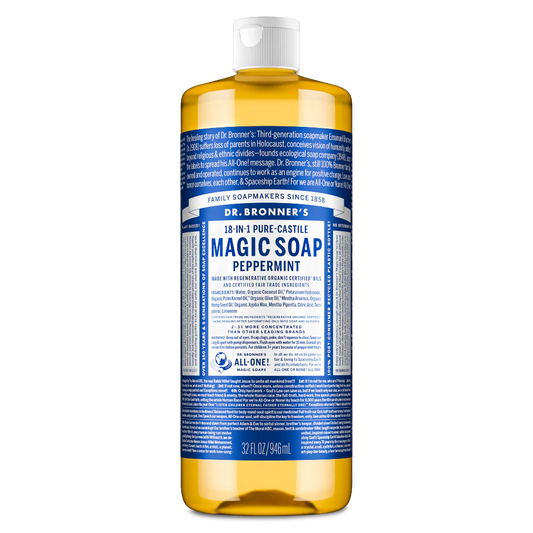 Dr. Bronner's Magic Soaps Peppermint Pure-Castile Soap