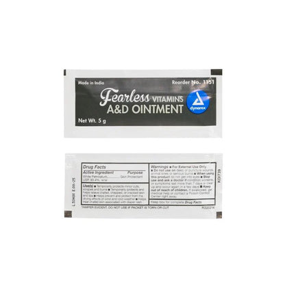VITAMINS A&D OINTMENT WITHOUT LANOLIN - BOX OF 144 FOIL PACKS