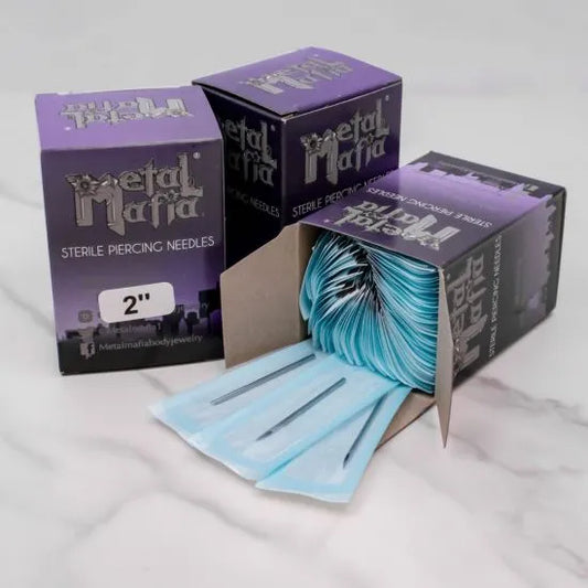 METAL MAFIA 2" ETHYLENE GAS STERILIZED NEEDLES - PICK SIZE