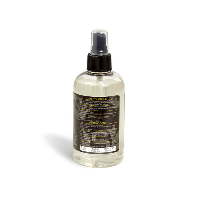 PREP STUFF SKIN SANITIZER AND TATTOO STENCIL REMOVER - 8 OZ BOTTLE