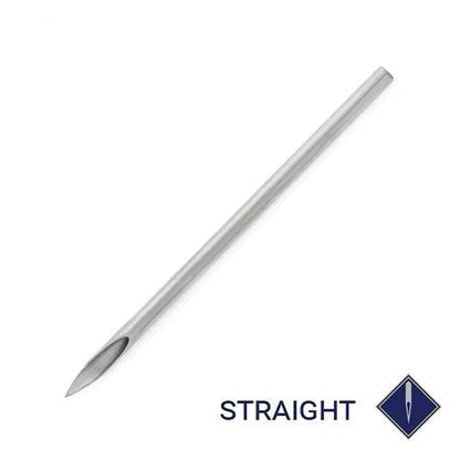 PRECISION STRAIGHT OR COATED BODY PIERCING NEEDLES - PICK SIZE